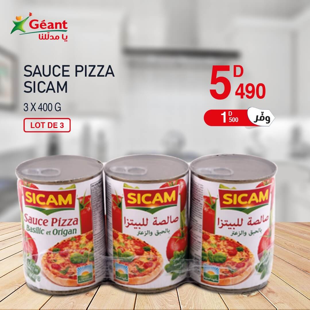 Sauce pizza SICAM 9adhity