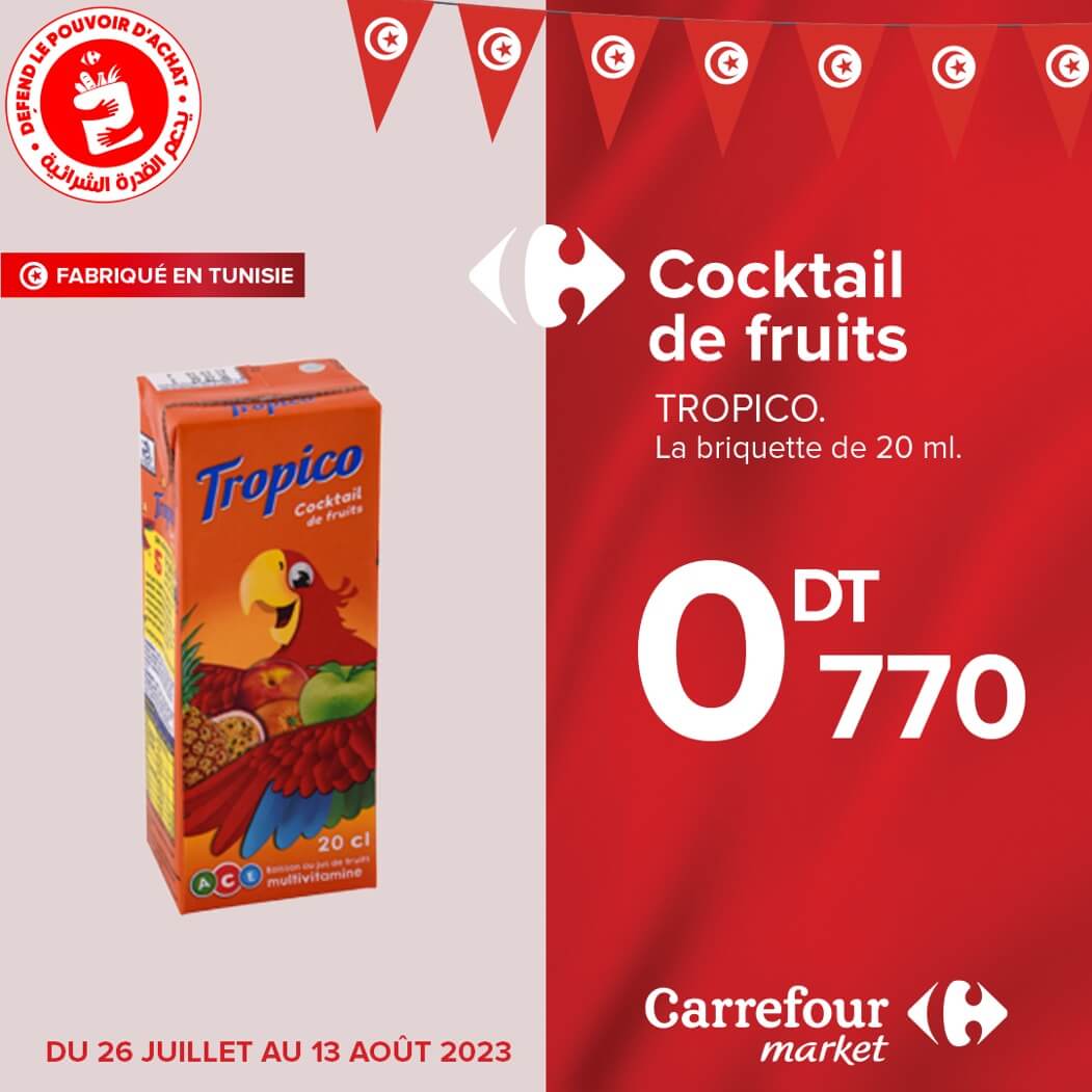 Cocktail de fruits TROPICO - 9adhity